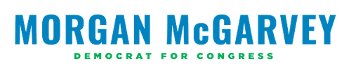Morgan McGarvey logo blue