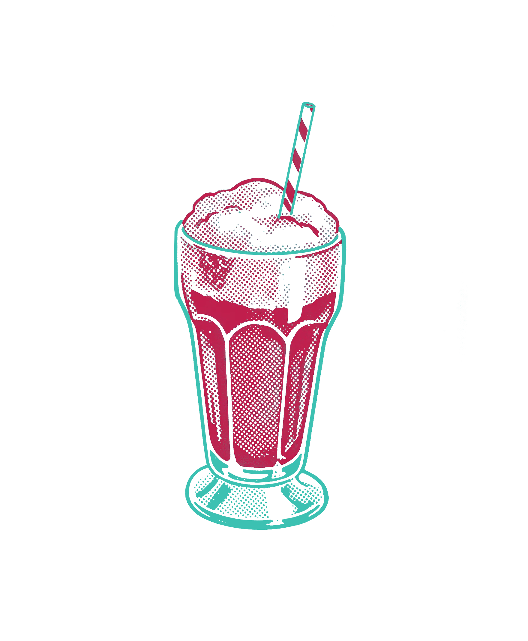 Ilustración de malteada