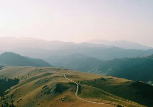 mountain scenery. 