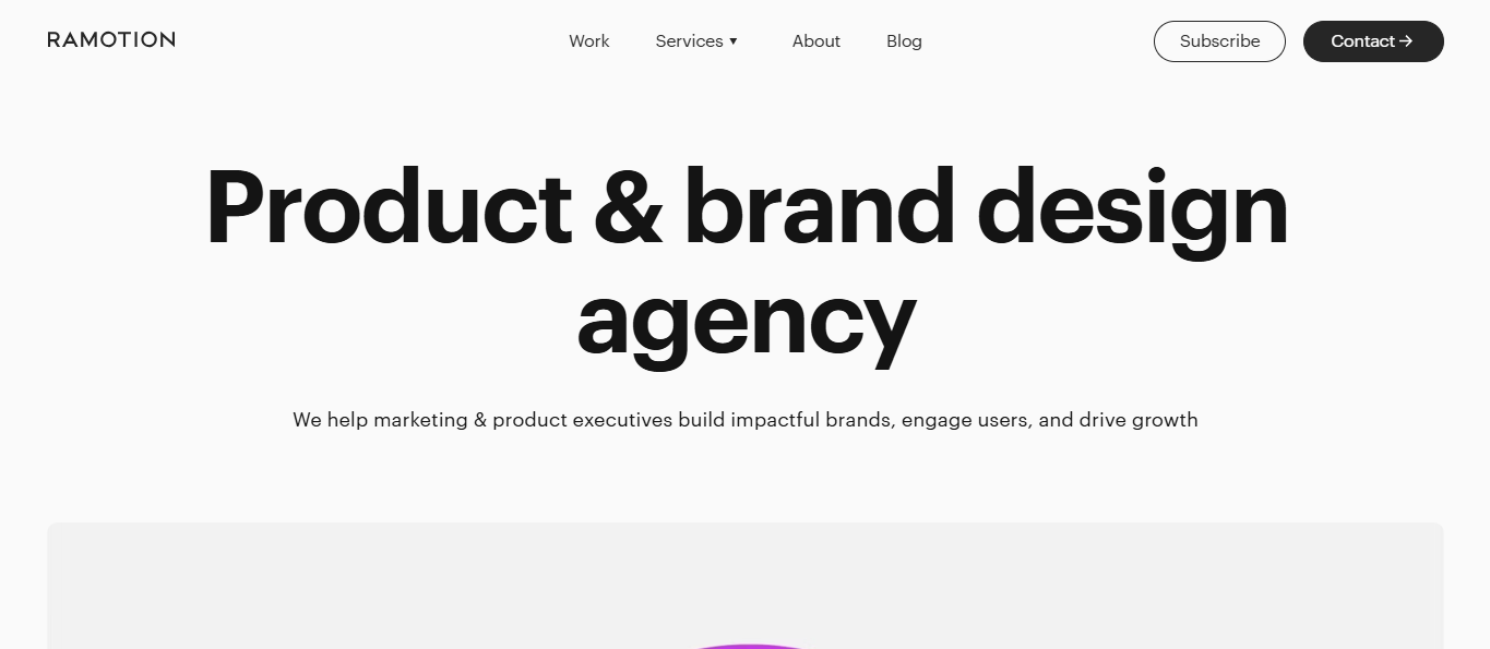 Ramotion is a branding agency for product and digital design