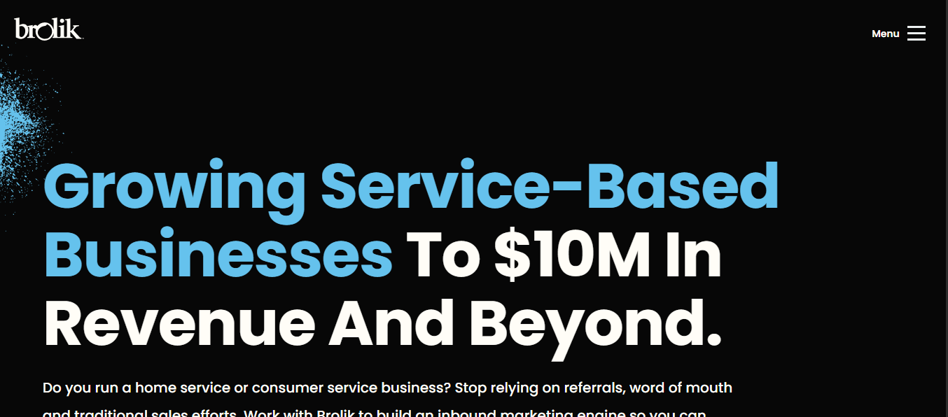 Brolik is a branding agency for service-based business growth
