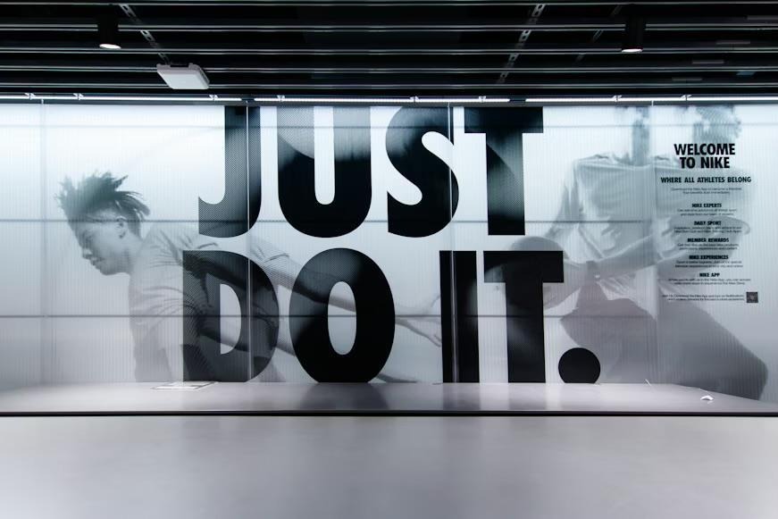 Nike’s brand identity is centered on performance-driven messaging