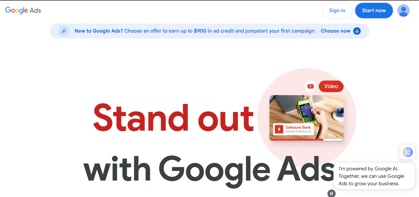 Google Ads reaches large audiences across channels