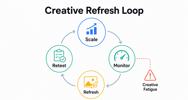 Winning ads need refresh cycles as audience response declines