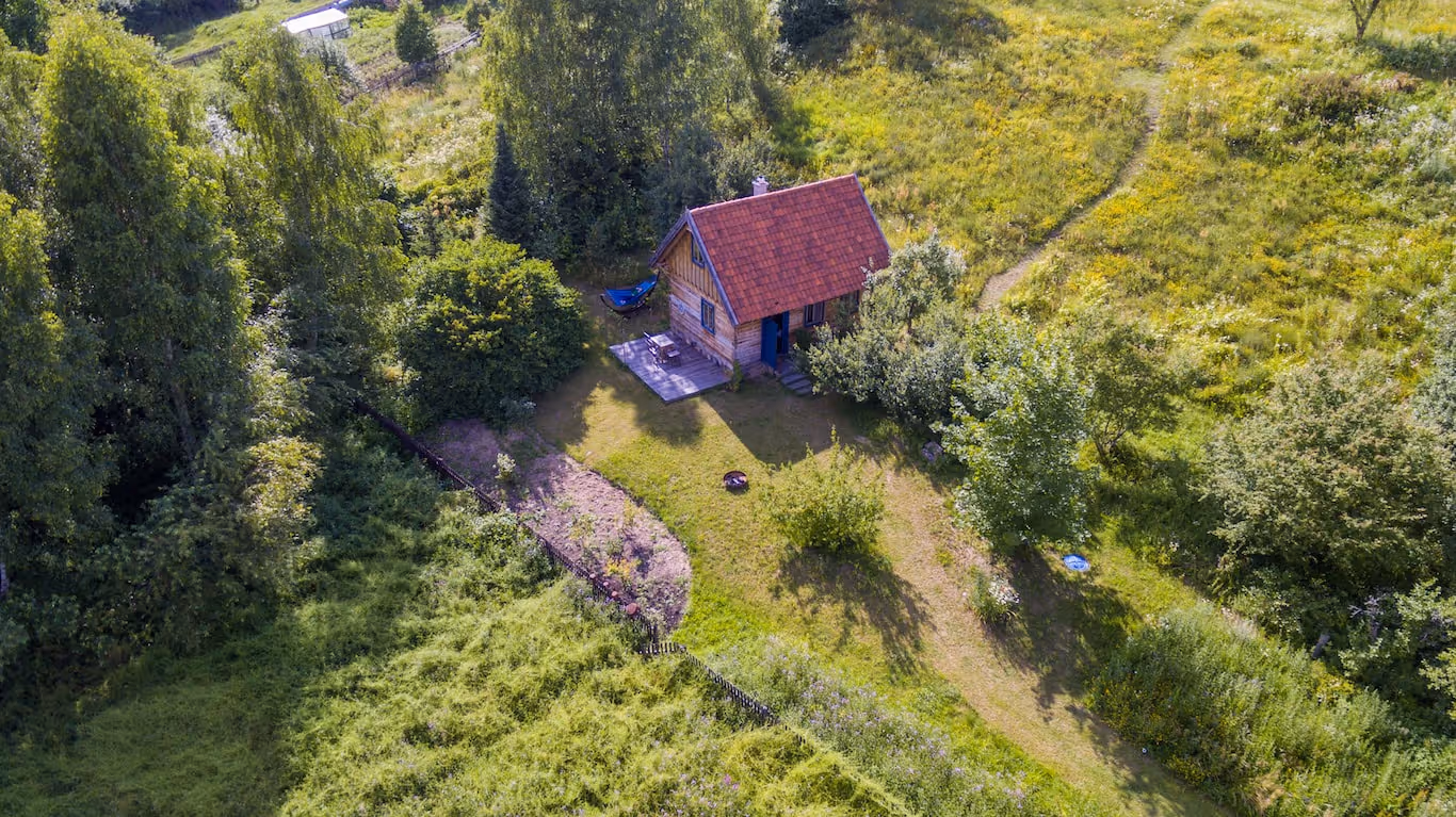 Winnica Majcz (Azyl tylko dla dorosłych) - widok z lotu ptaka