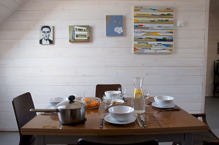 Werstok - Dom Dobry ze słomy i gliny - wnętrze