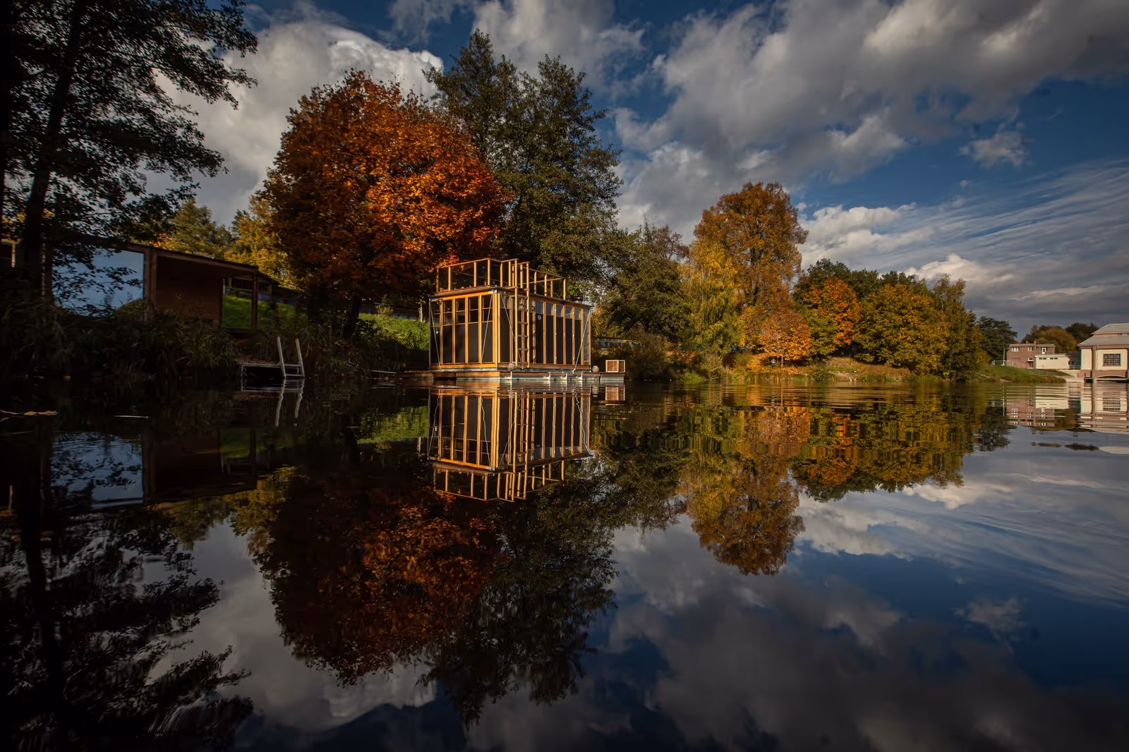 ubytování na vodě se saunou Altány Orlice