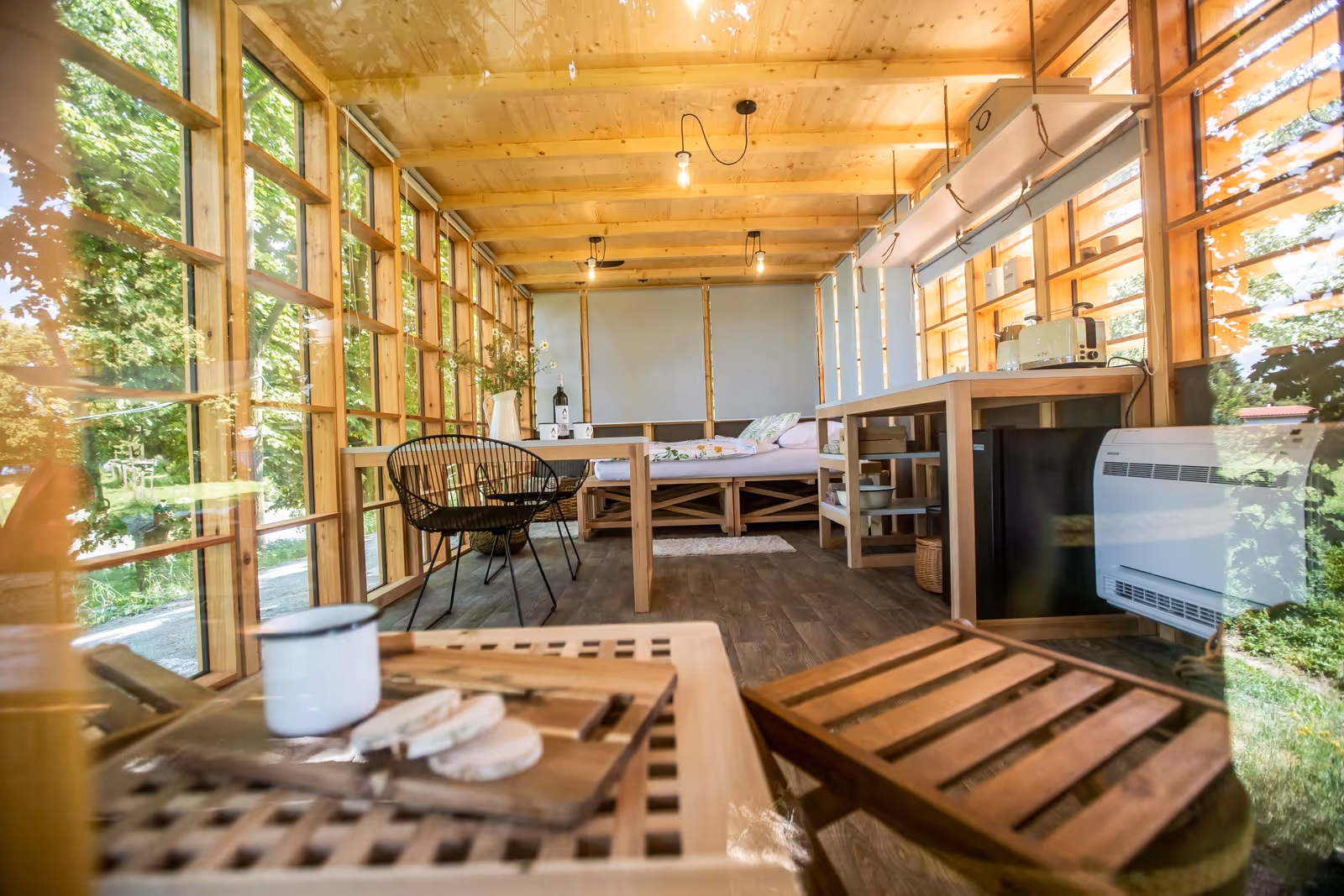 ubytování na vodě se saunou Altány Orlice