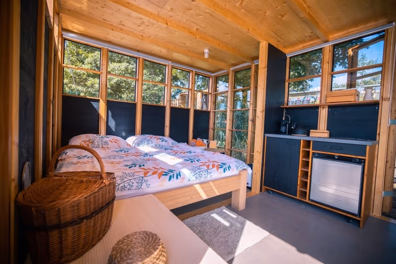 ubytování na vodě se saunou Altány Orlice