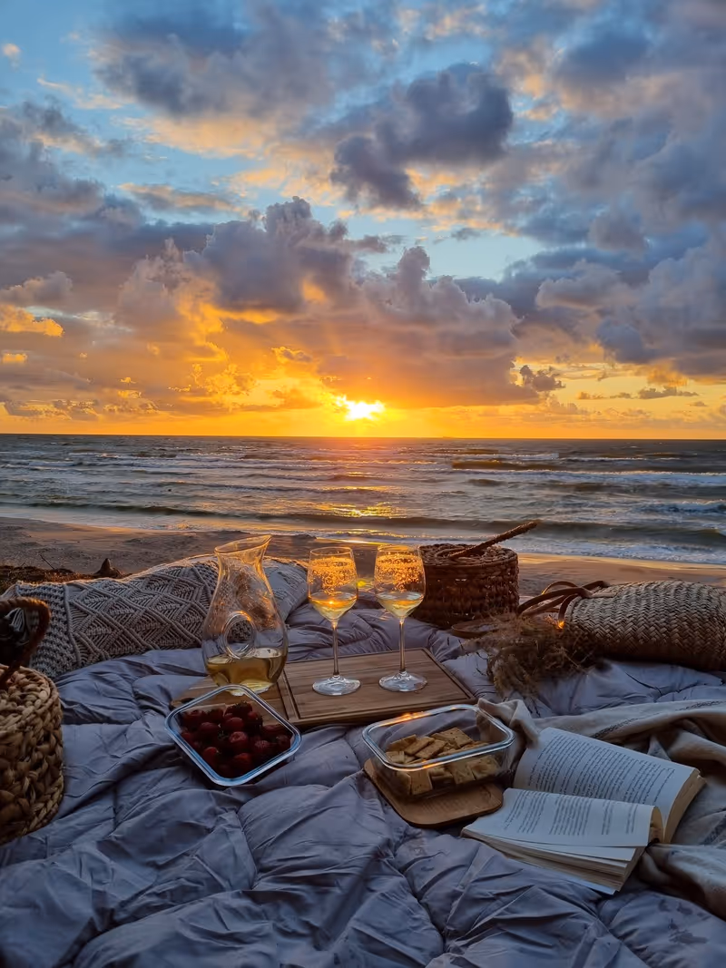 W brzozowym gaju piknik na pláži