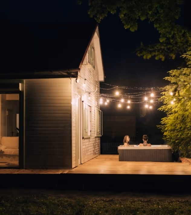 Letnisko 21 - večer ve vířivce