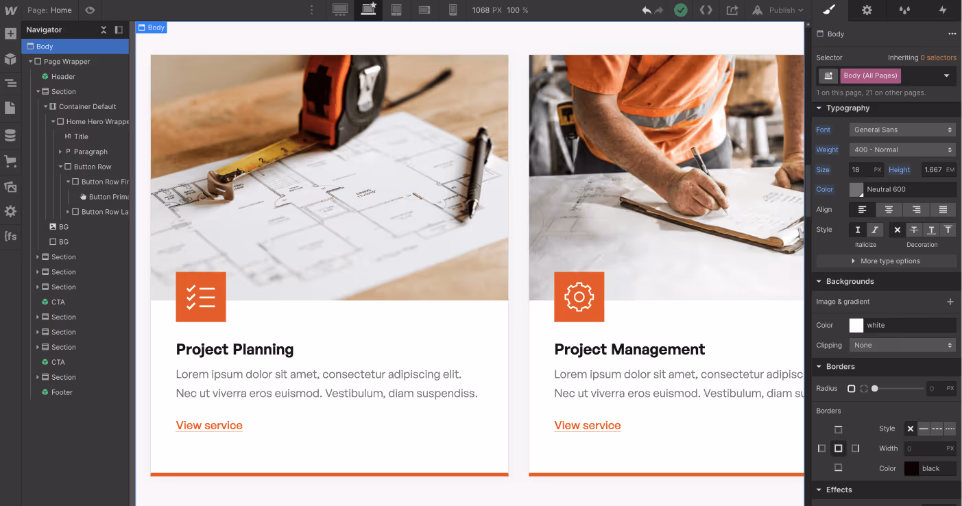 Icons And Graphics - Constructor X Webflow Template