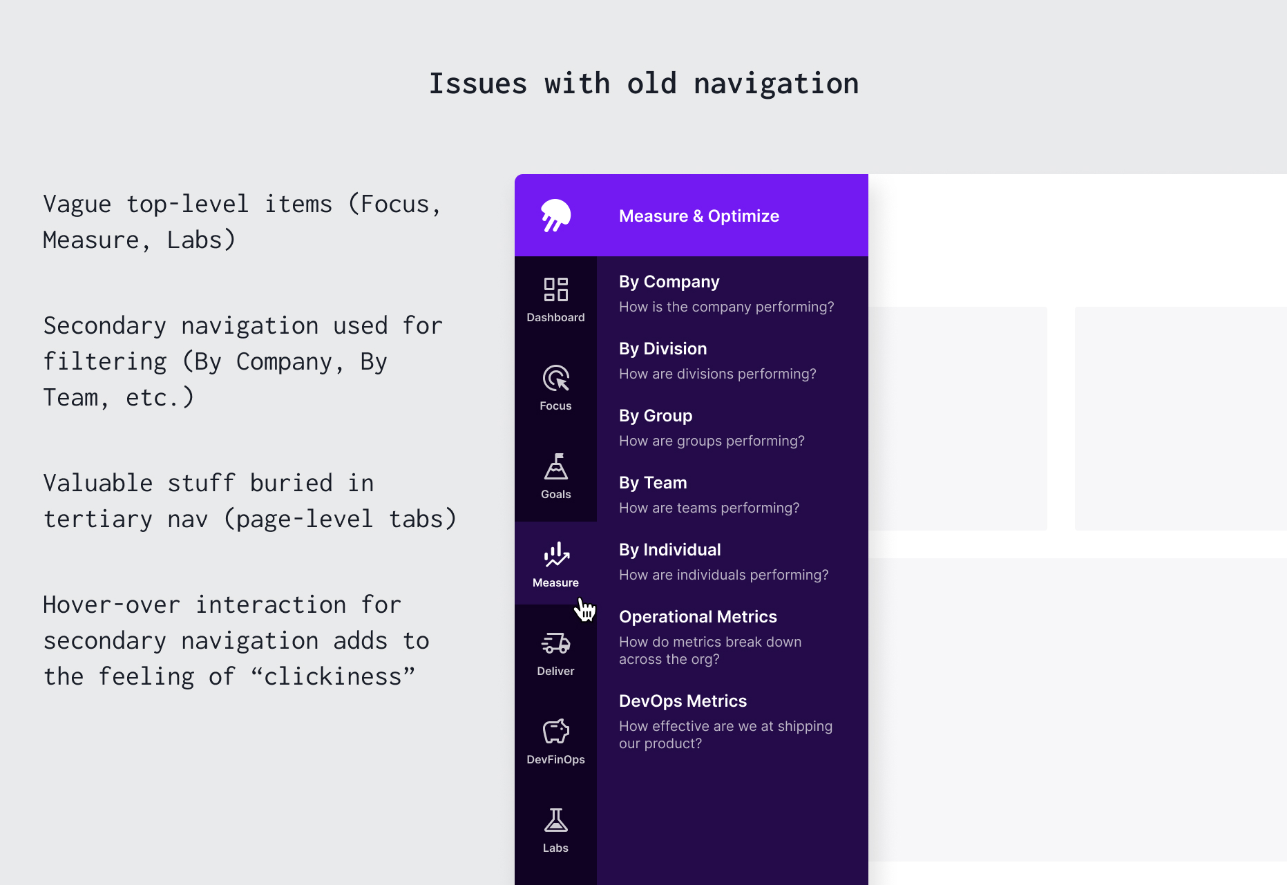 Problems with the old nav