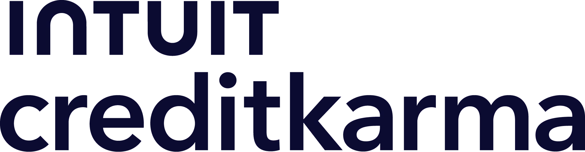 Intuit creditkarma logo in bold black text.