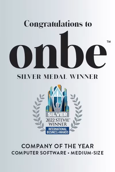 Onbe Wins Silver Stevie® Award in 2022 International Business Awards®