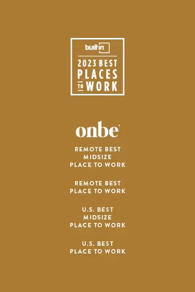 Onbe Garners Four Best Workplace Awards from Built In