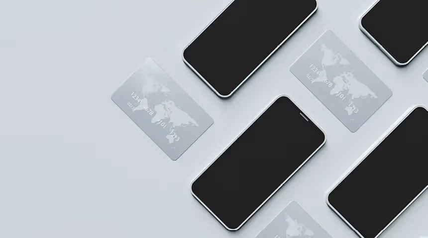phones and blank credit cards.