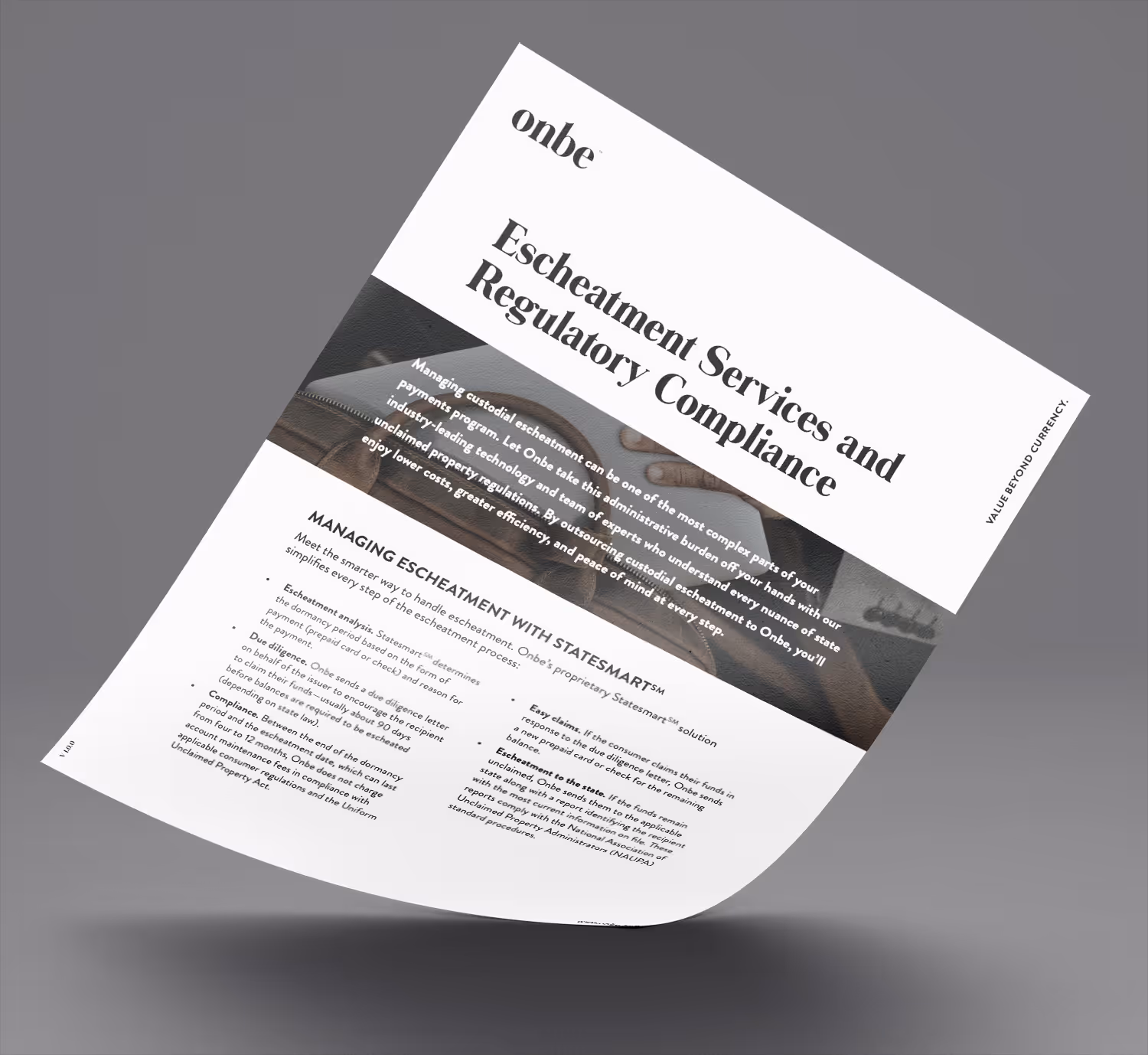 Fact Sheet: Escheatment Services and Regulatory Compliance