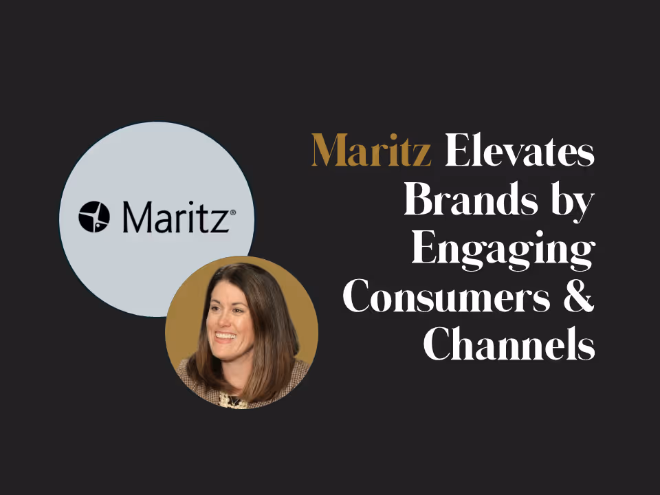 Maritz Elevates Brands by Engaging Consumers & Channels