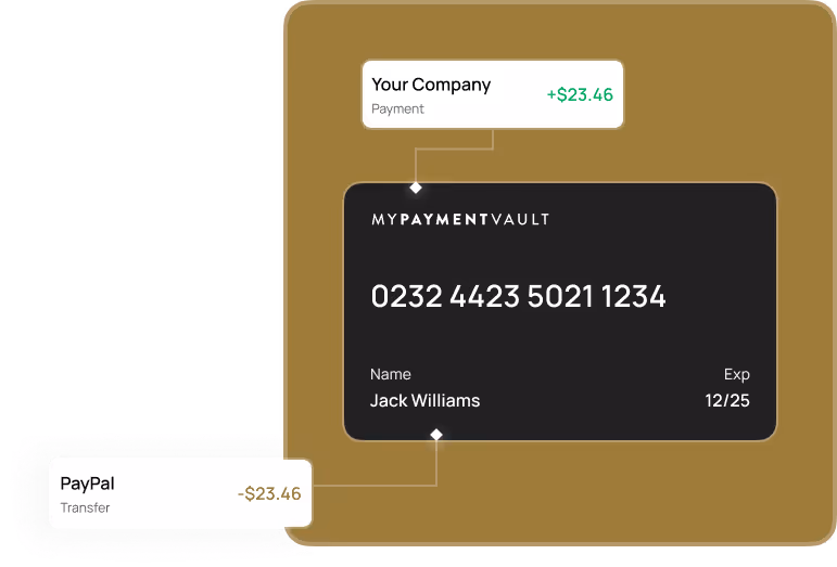credit card mockup.