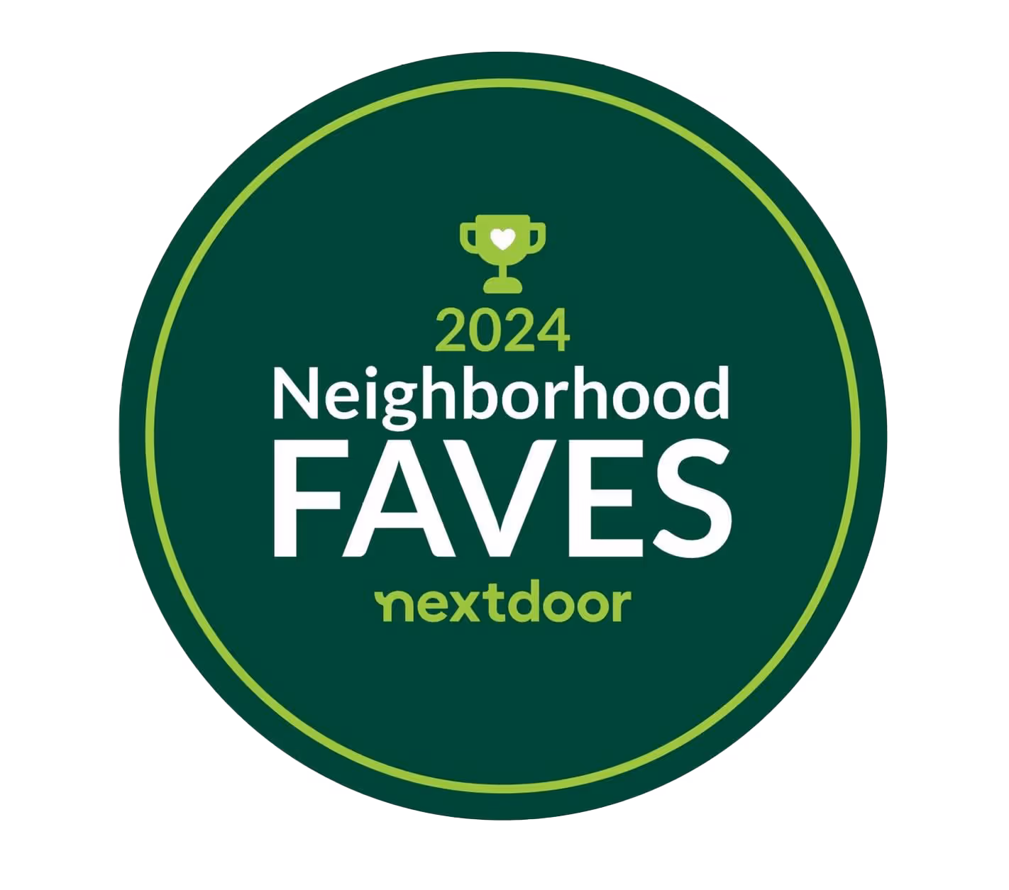Nextdoor Neighborhood Favs 2024 Award