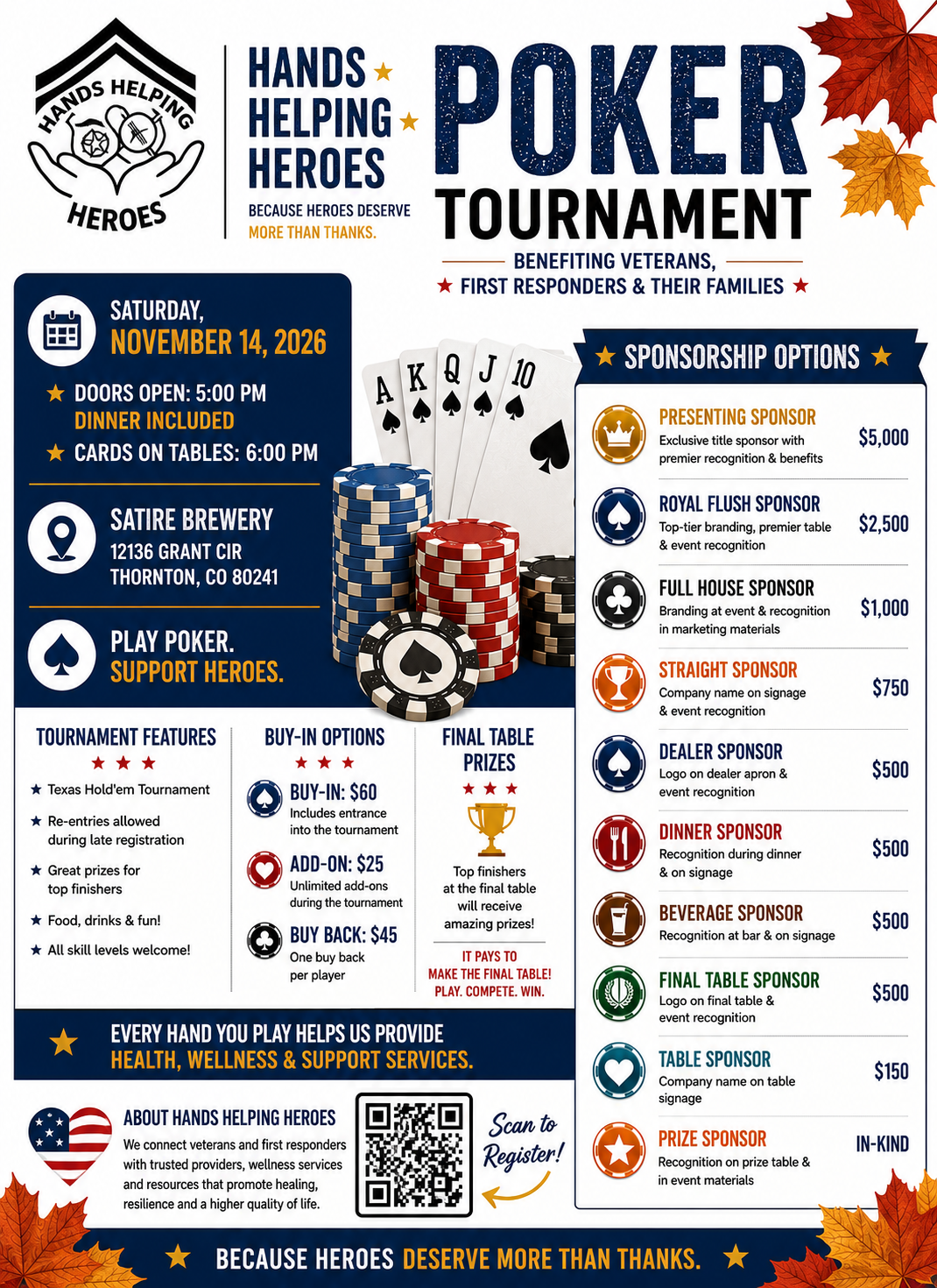 Poker Fundraiser