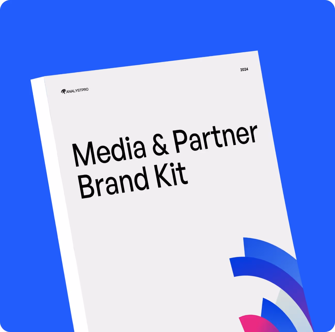 Cover of the AnalystPro Media & Partner Brand Kit