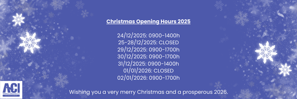ACI Training & Consultancy Christmas Opening Hours 2025