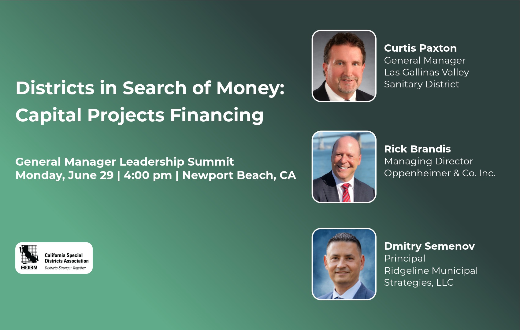 Districts in Search of Money: Capital Projects Financing