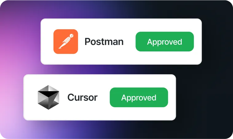 Best Apple MDM with Apple remote management by Swif.ai showing approved apps like Postman and Cursor for secure device control.