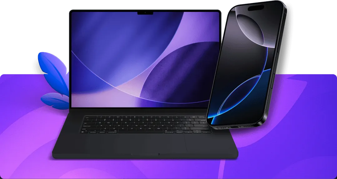 Apple mobile device management software by Swif.ai showing Mac and iPhone devices managed under one Apple device management platform.