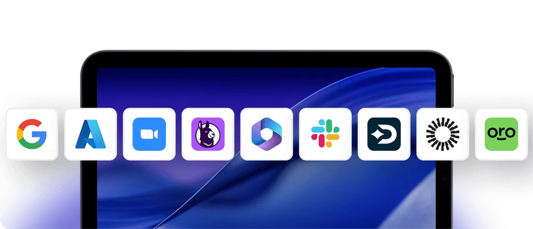 Apple Business MDM by Swif.ai deploying business apps like Google, Zoom, Slack, Microsoft, and more through Apple Business Manager.