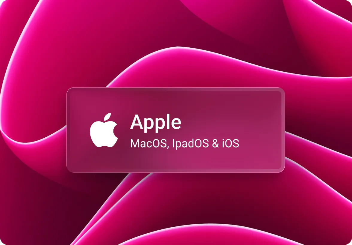 Apple Ecosystem – MacOS, iPadOS and iOS