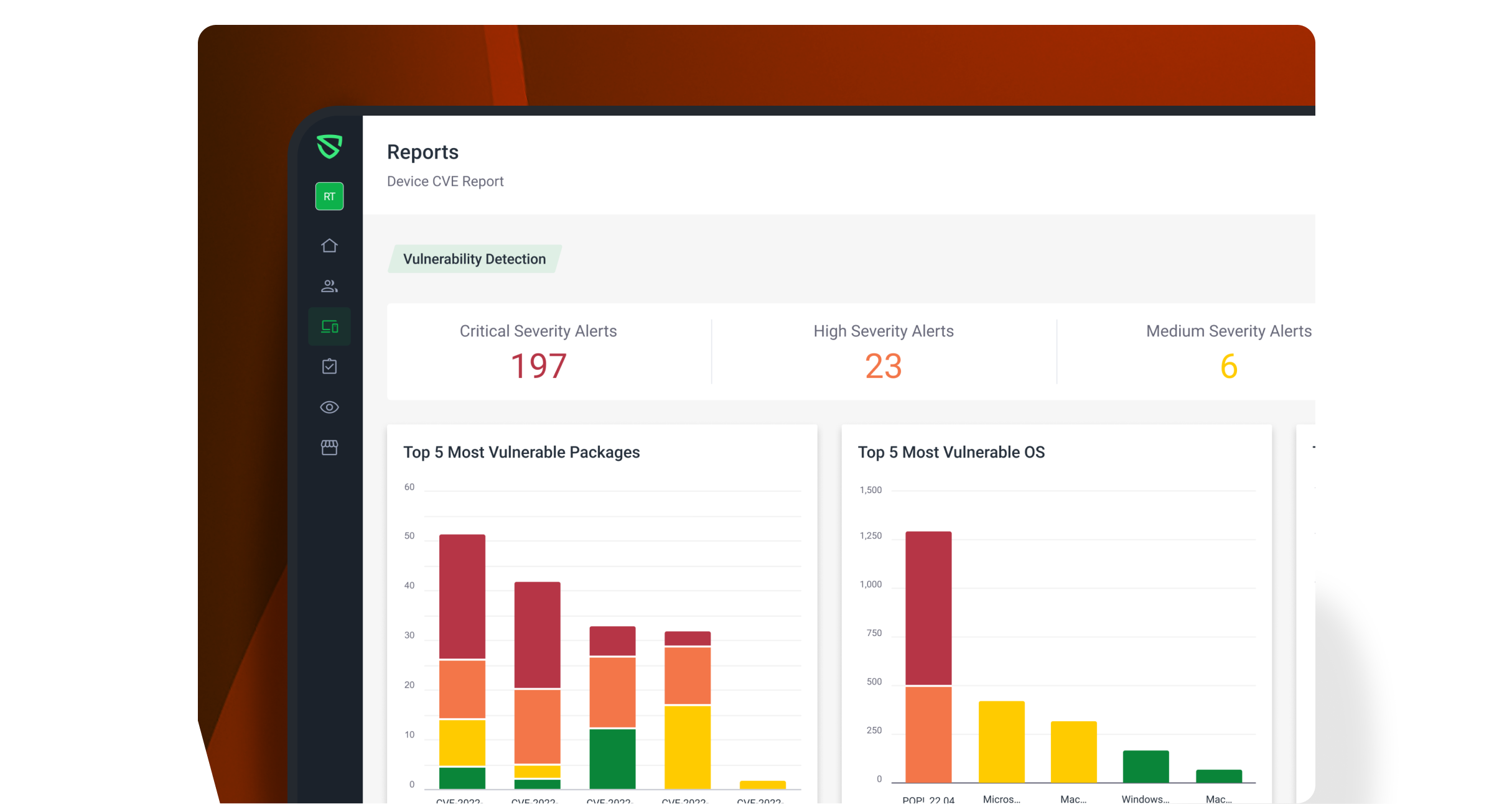 The CVE Report gives IT and security teams