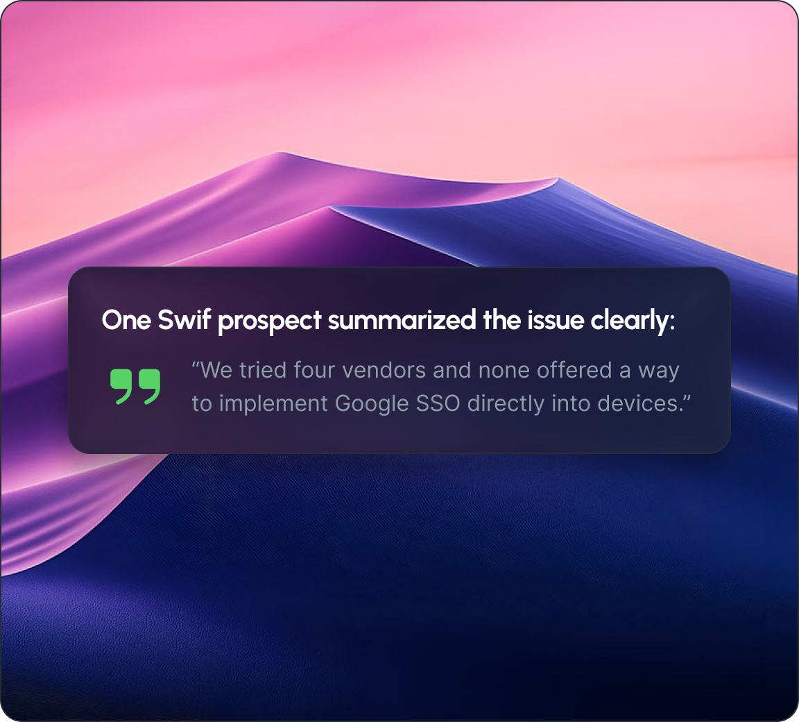 Swif.ai MDM platform supporting device management across Windows, Apple, and Linux operating systems