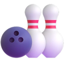 Bowling emoji for a Bowlathon fundraiser.