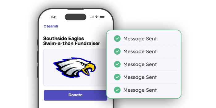 Teamfi's fundraising solutions provide automated donor outreach to maximize your raise.