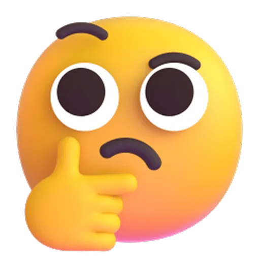 Thinking emoji pondering different fundraising software.