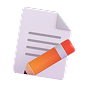 Pen and paper fundraising template