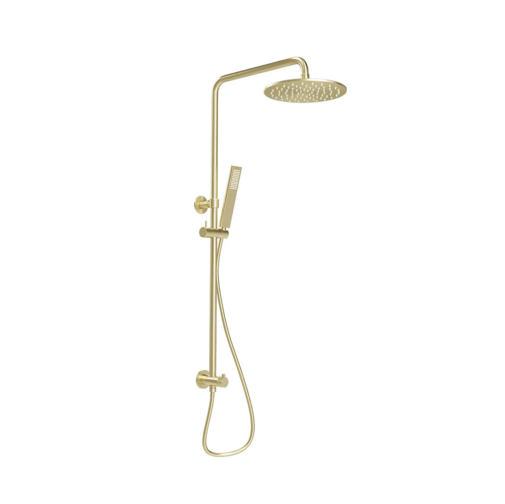 ABI Finley Shower Rail Set - Brushed Brass