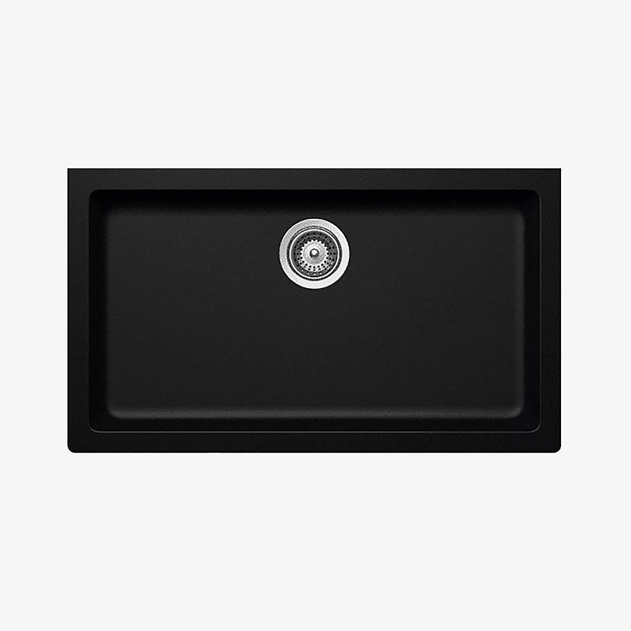 Abey Schock Signus Large Single Bowl Undermount Magma N-100XLYB with Stainless Steel Wastes