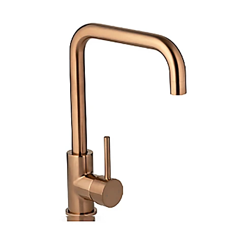 ABI Eden Square Sink Mixer - Brushed Copper