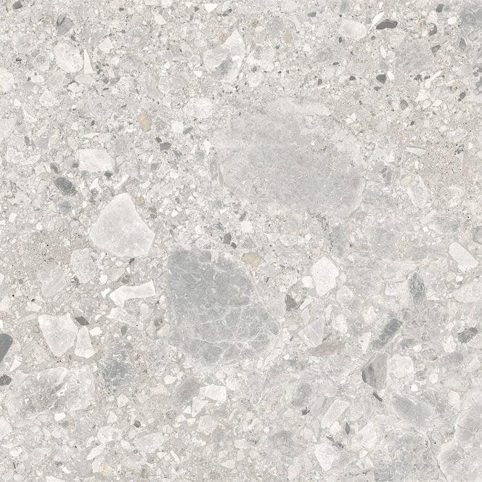 Tiles - 450mm x 450mm - Terrazzo Ceppo Light Grey
