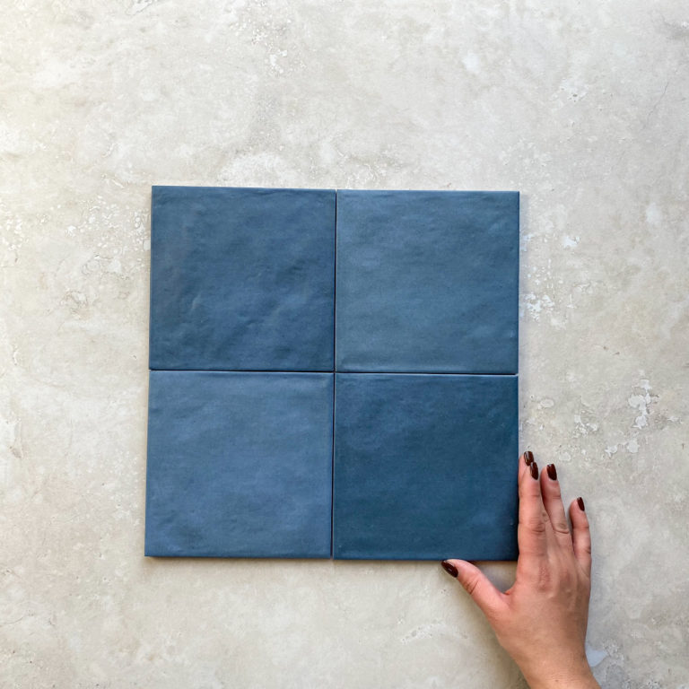 Feature Tile - 150 x 150mm - Contemporary Bluestone Matt