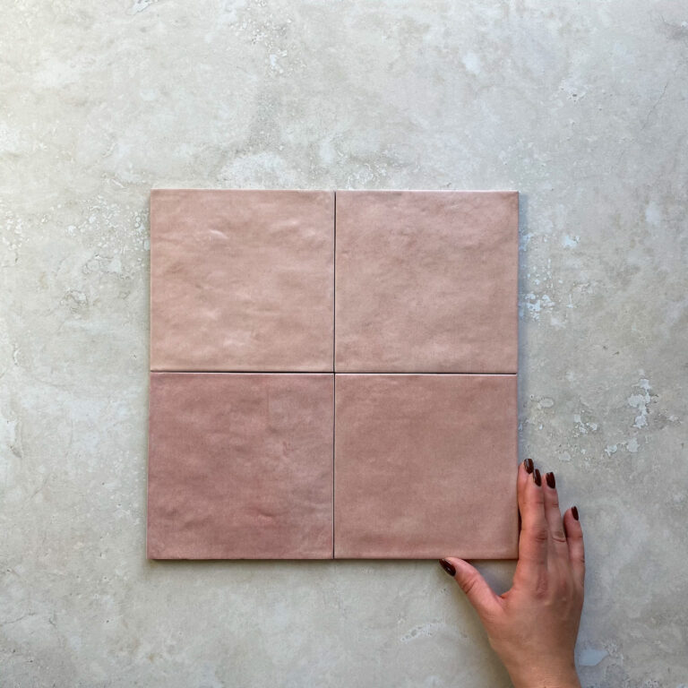 Feature Tile - 150 x 150mm - Contemporary Rose Quartz Matt
