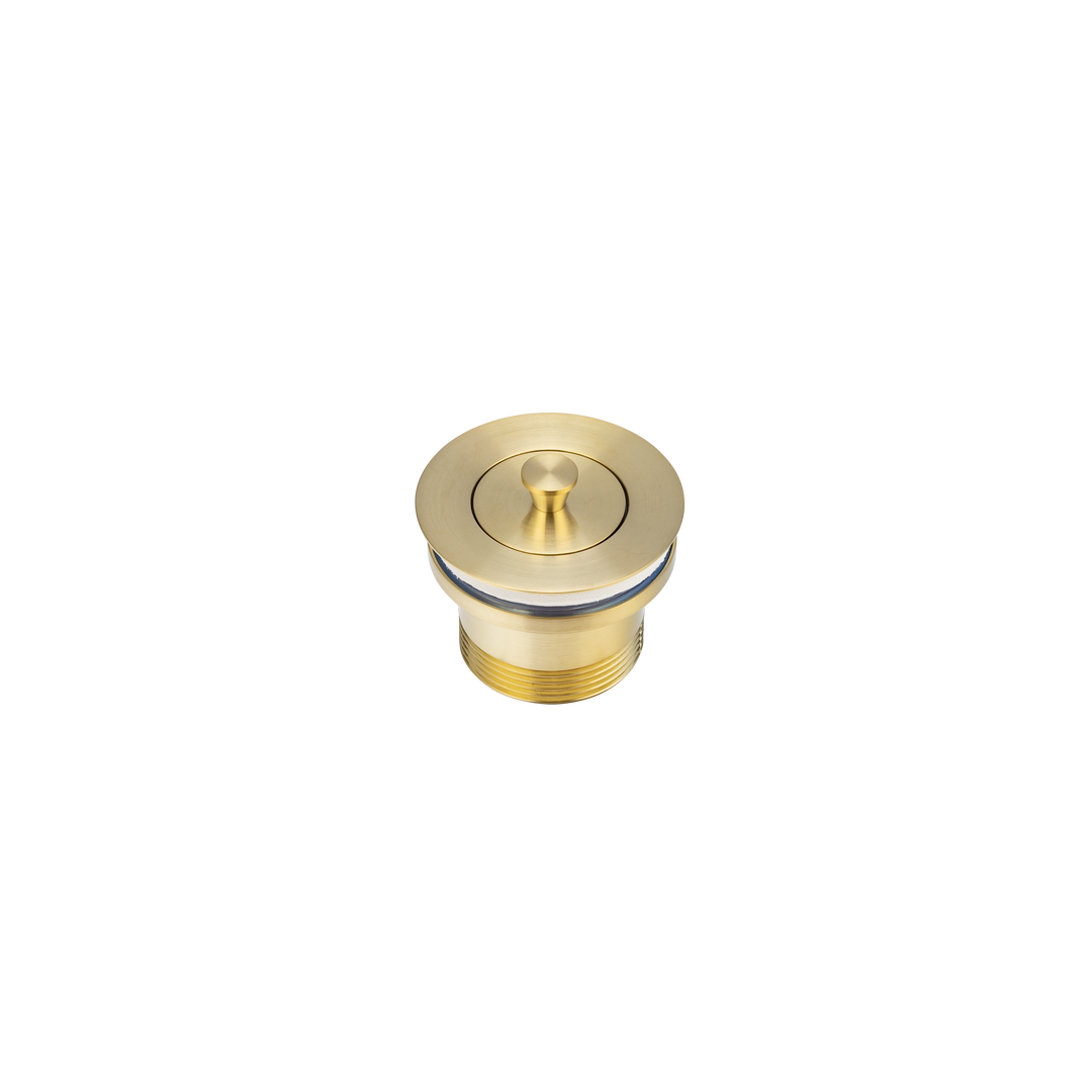 ABI Pull Out Bath Plug - Brushed Brass