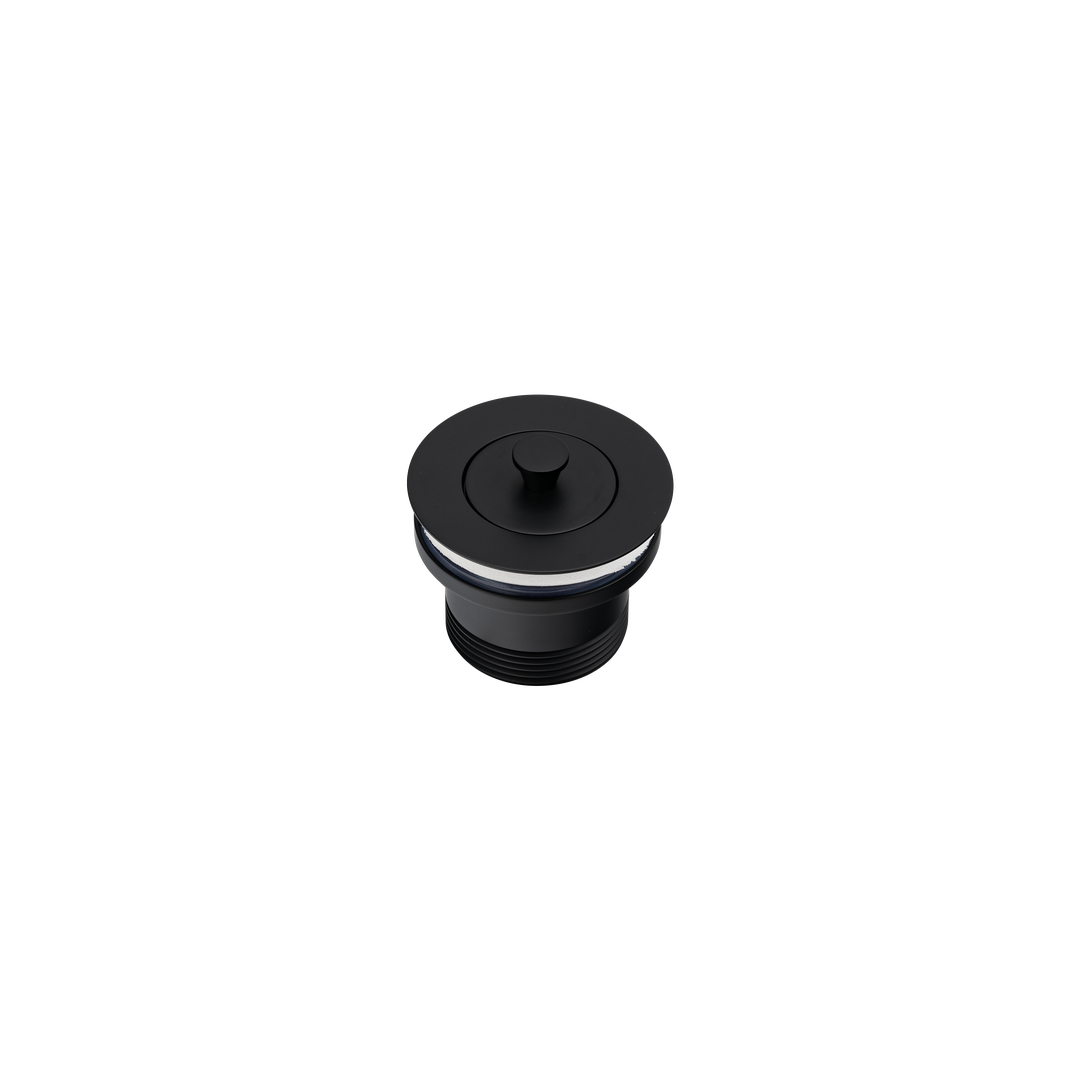 ABI Pull Out Bath Plug - Matte Black