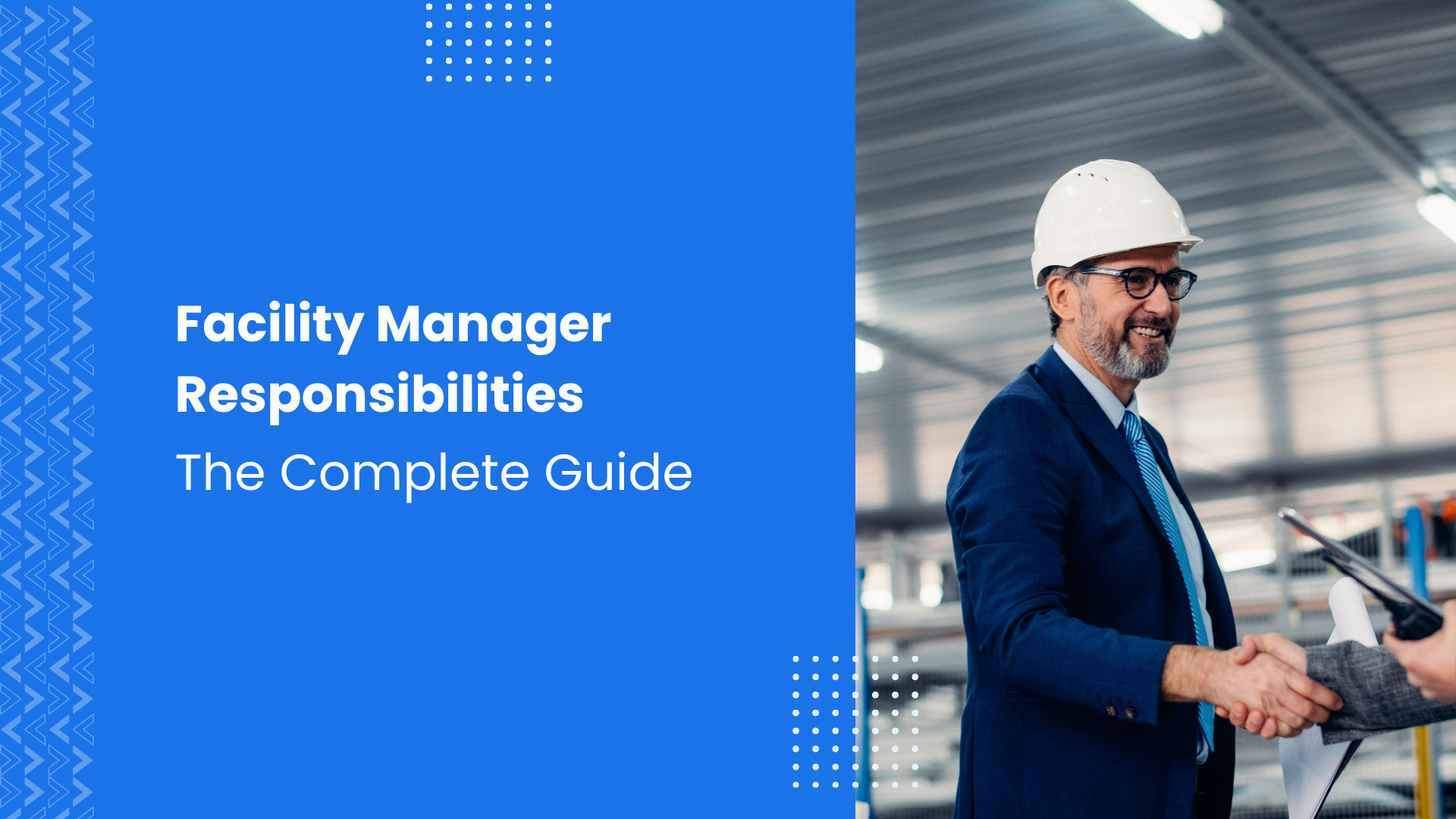 Blog cover image - Facility manager shaking hands