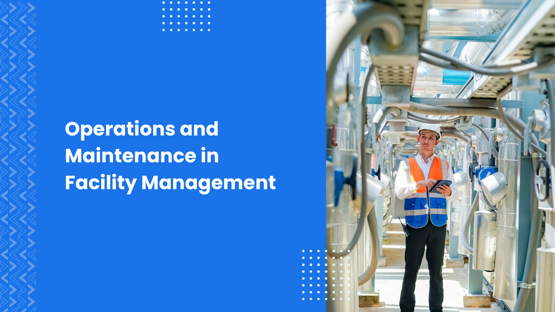 Blog cover photo - facility manager checking the machines
