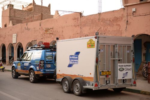 Boxvan BV126 Ifor Williams Trailers Desert town gesloten aanhangwagen